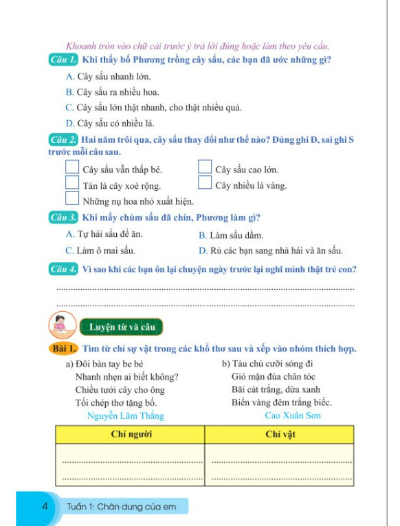 Sách - Bài Tập Tuần Tiếng Việt Lớp 4 - tập 1