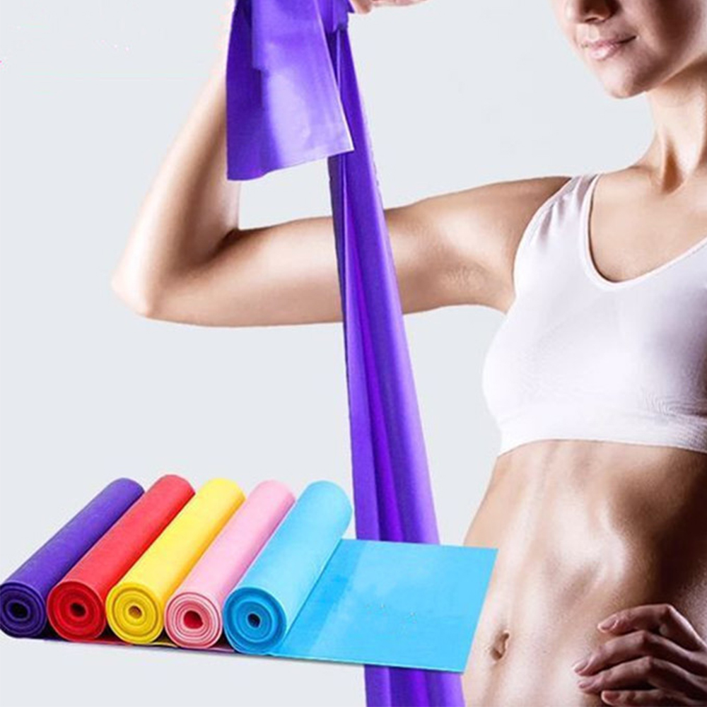 Băng Cản Yoga, Được Làm Bằng Mủ Cao Su Thiên Nhiên, Có Độ Đàn Hồi Và Độ Bền Cao,Hỗ Trợ Tập Nhiều Vùng Cơ