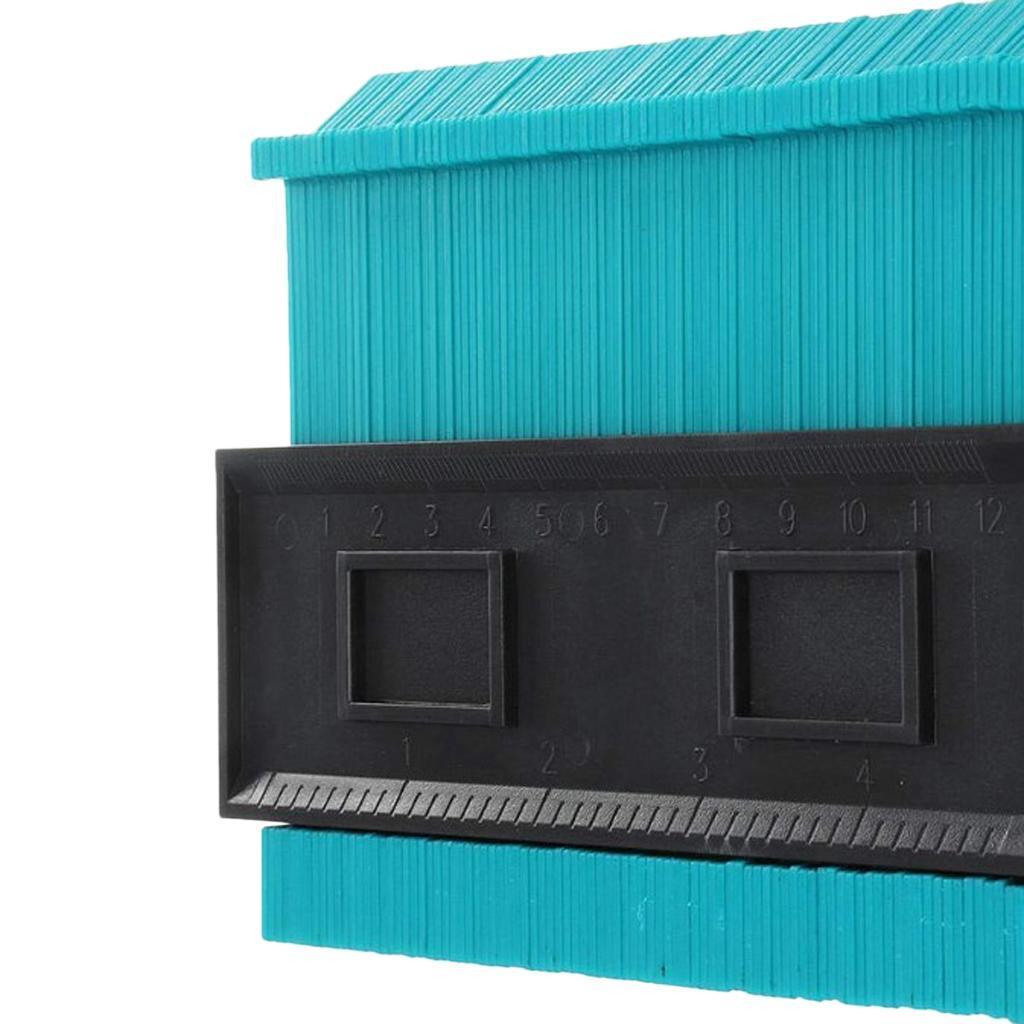 3D Mitre Square Measuring Ruler + Contour Profile Gauge Tool