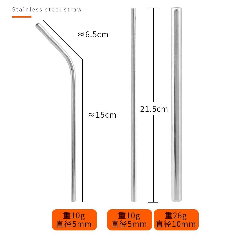 Bộ 4 Món Ống Hút Và Bàn Chải Có Hộp H274
