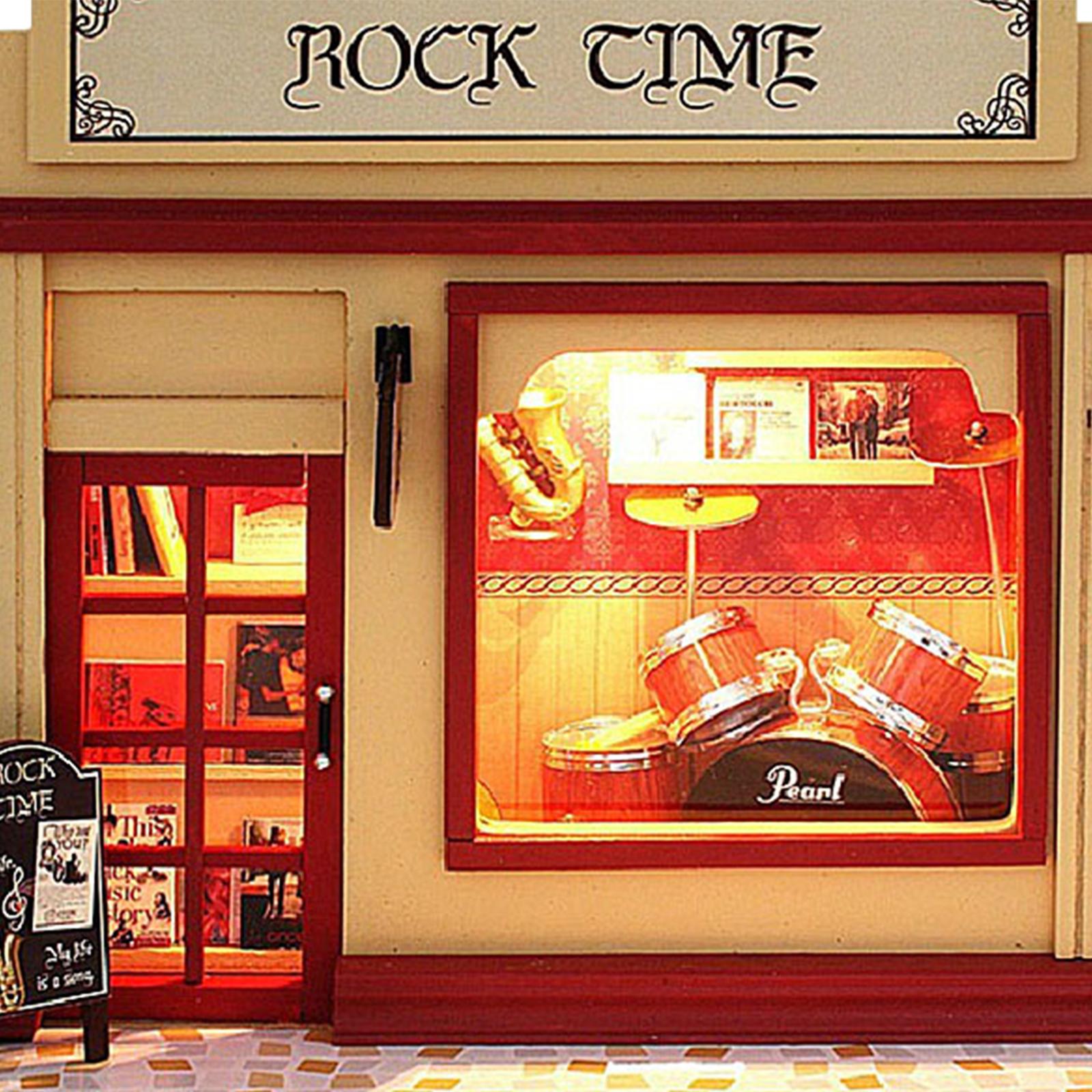 DIY Dollhouse Miniature Kit with Furniture Light Model Lover Gift cake love