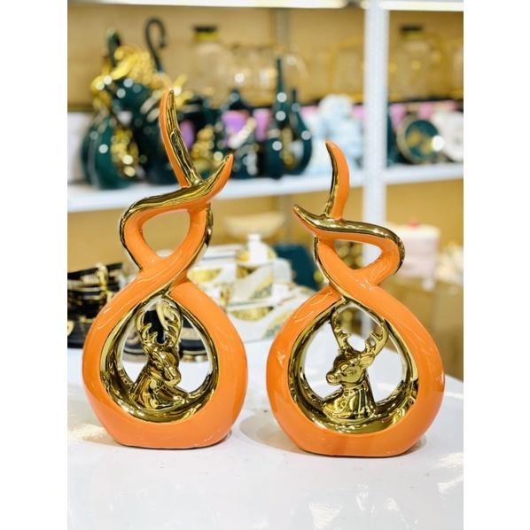 TƯỢNG SỨ DECO TRANG TRÍ ĐẸP SANG HOT