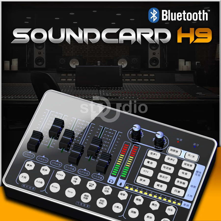 Sound card H9 (Bluetooth) - Thiết bị livestream