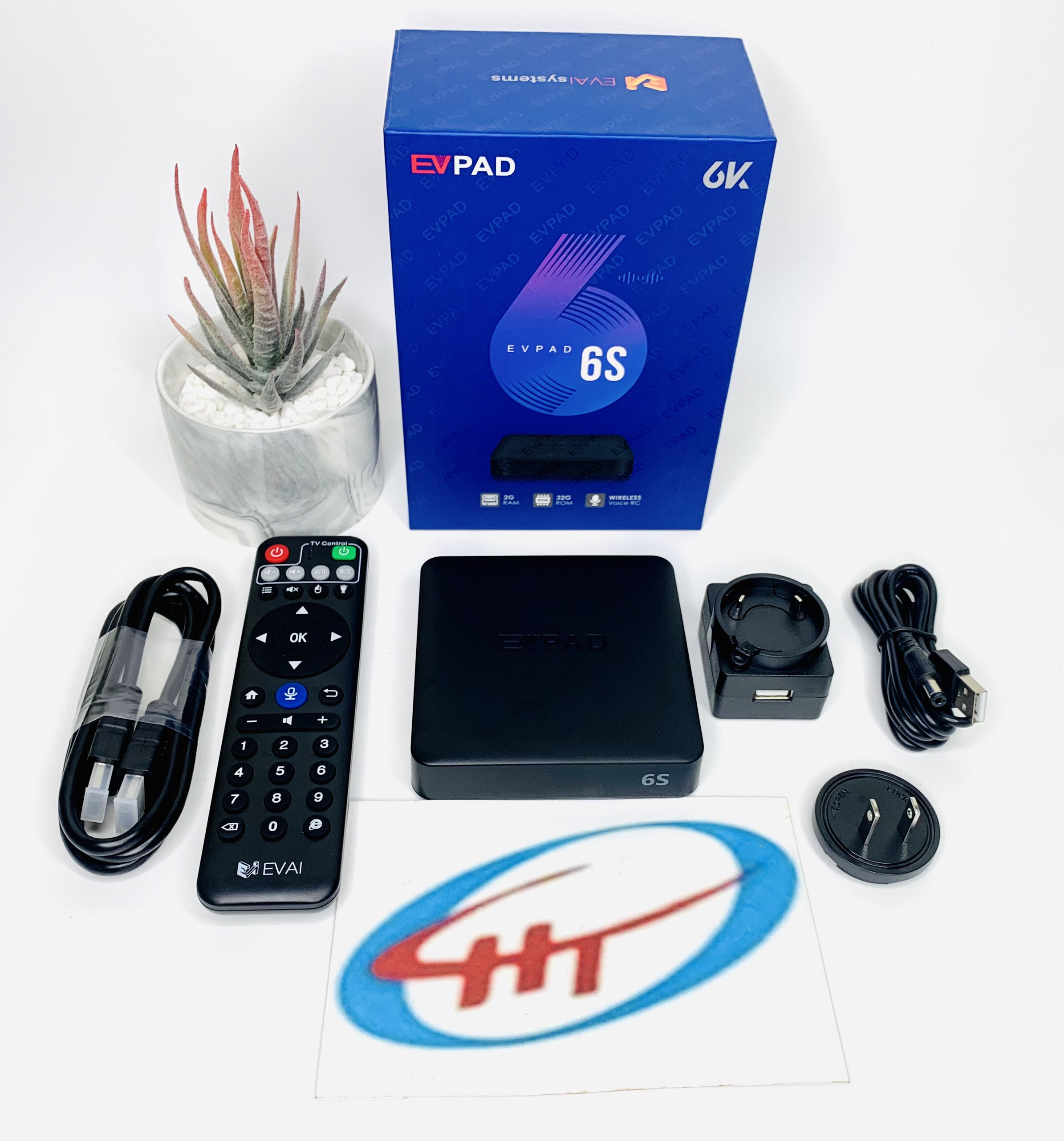 smart tivi-box EVPAD 6S - XEM TRUYỀN HÌNH 14 QUỐC GIA VỚI HƠN 1100 KÊNH, Hàng Chính Hãng.