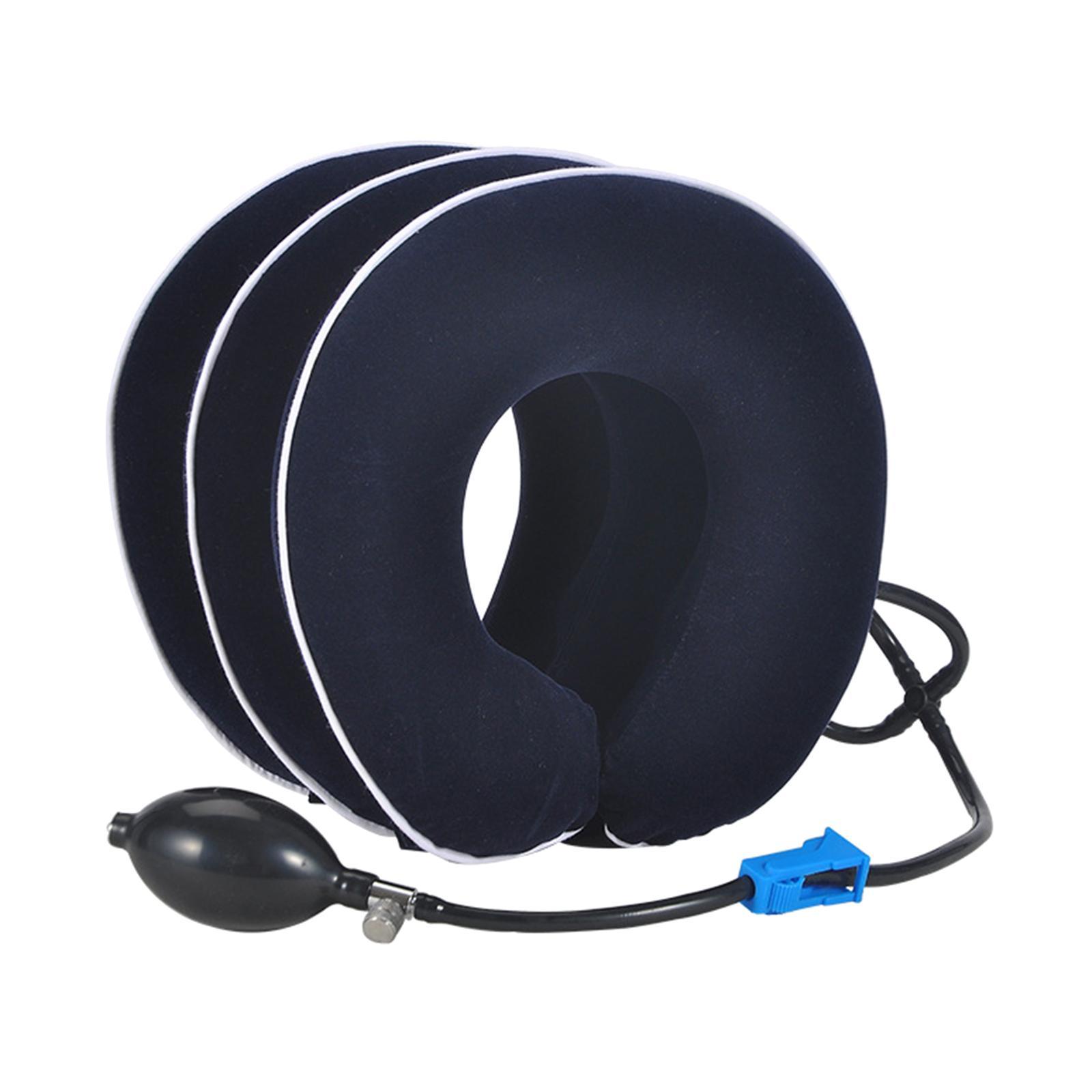 Cervical Vertebra Traction Device Inflatable Metal Ball for Office