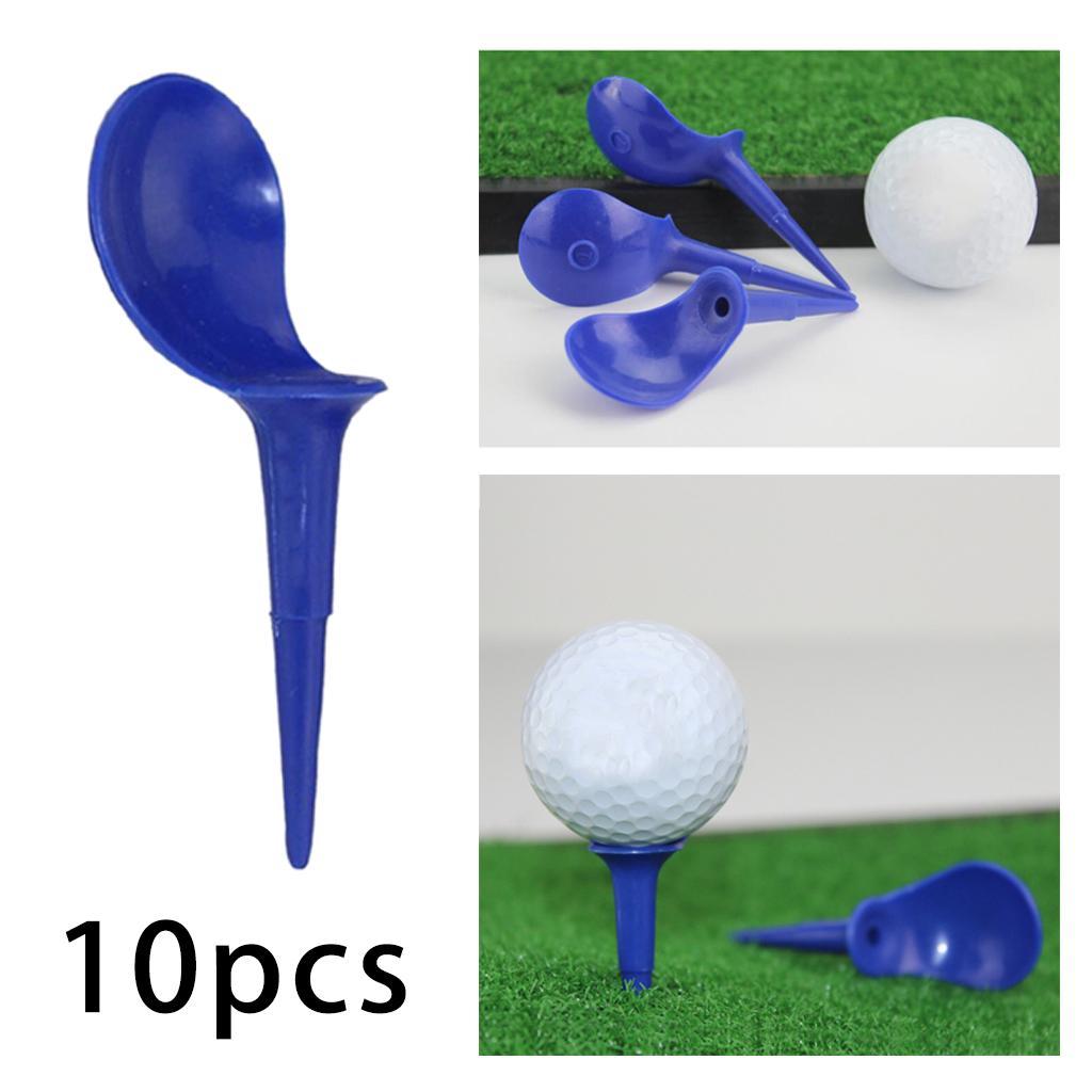 2x 10 PCS Blue Plastic Novelty Chair Shape Golf Tees Training Aids Equipment