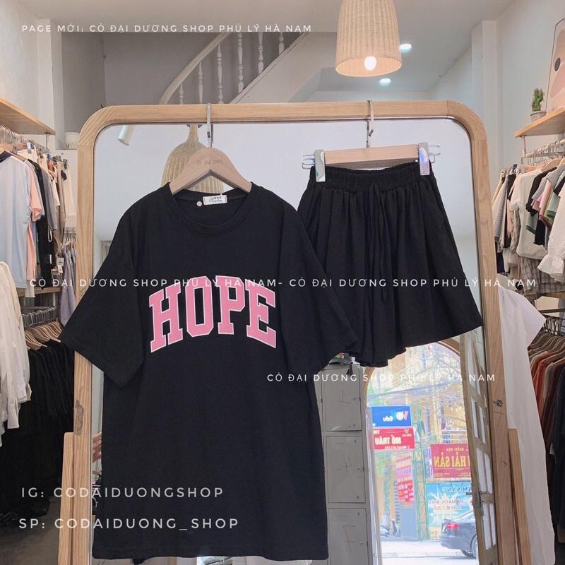 Bộ cotton chữ HOPE