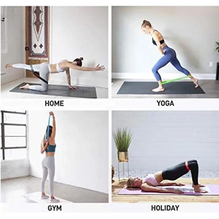 Dây kháng lực tập Yoga dododios YGB4 có vạch lực chất liệu co giãn đàn hồi cho tập thể hình