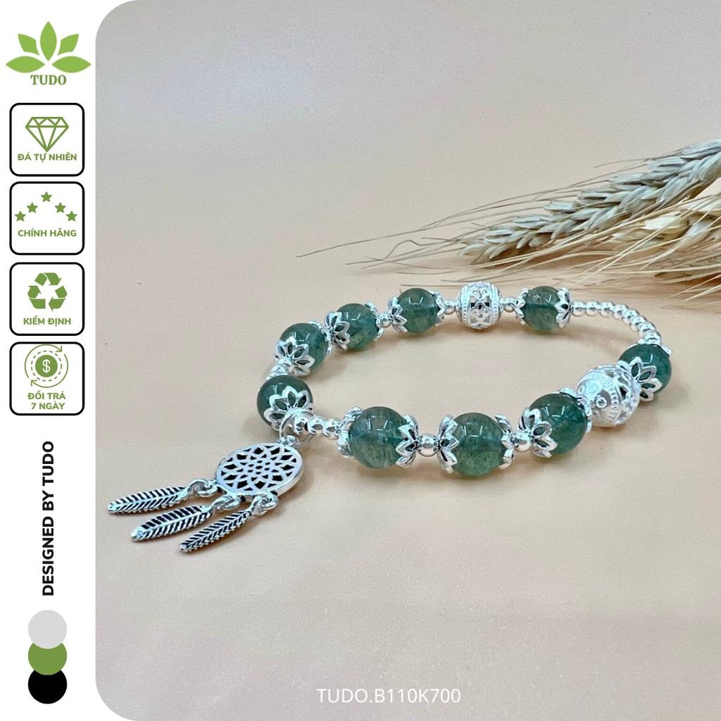 Vòng Tay Nữ Đẹp - Vòng Phong Thủy Mệnh Mộc Hỏa TUDO B110K700 VCBTADX Charm Bạc Dreamcatcher - Sức Khỏe Như Ý