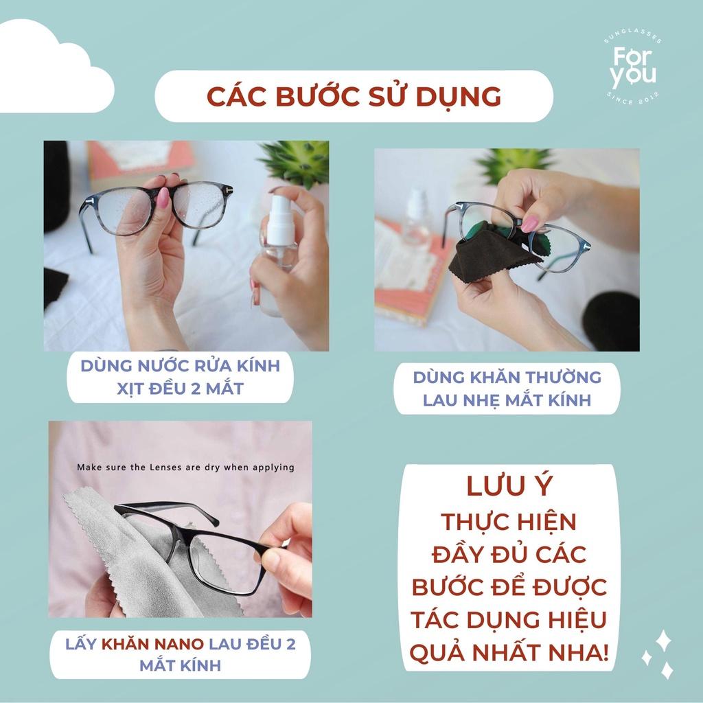 Khăn lau kính nano chống nước chống mờ cực tiện lợi