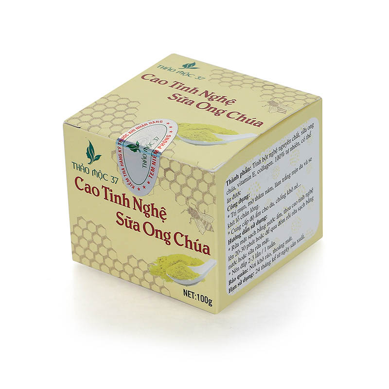 Cao tinh nghệ sữa ong chúa Thảo Mộc 37 - lọ 100g