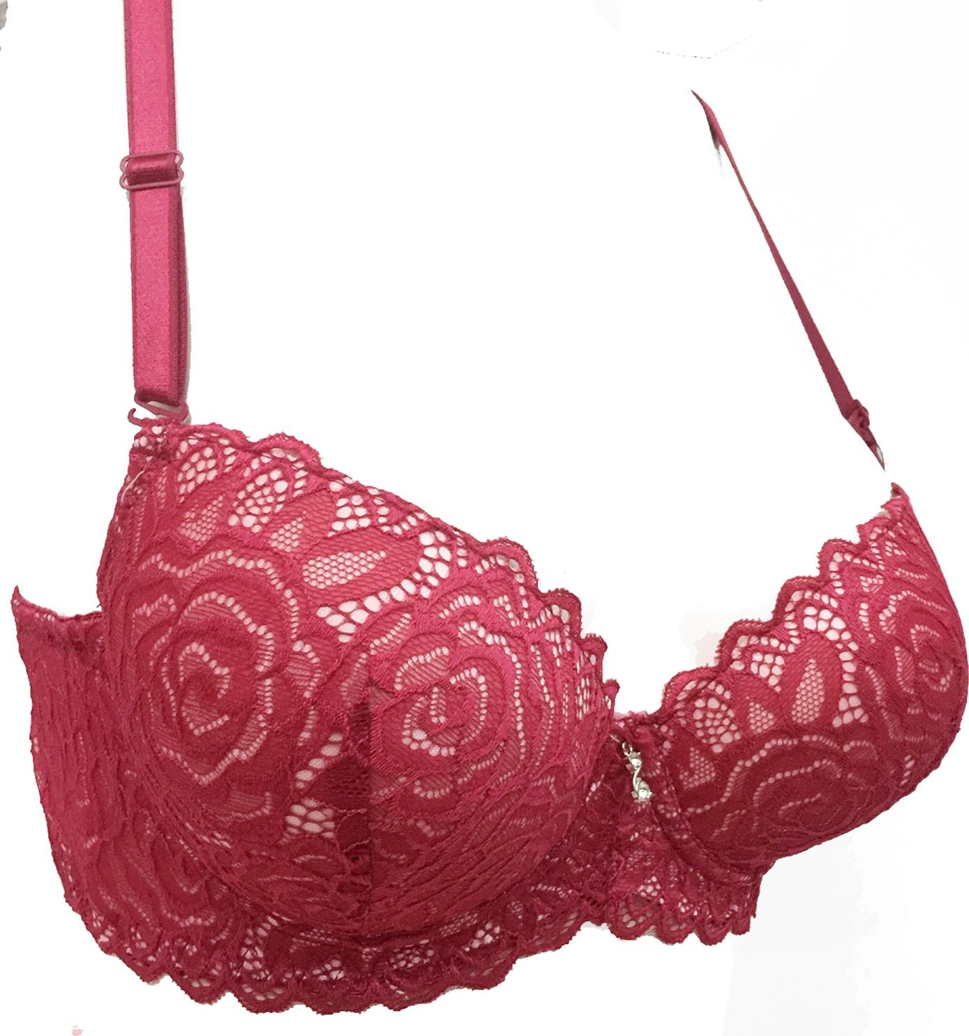 ÁO NGỰC ren hoa cao cấp mút dày tạo khe mã EC3388