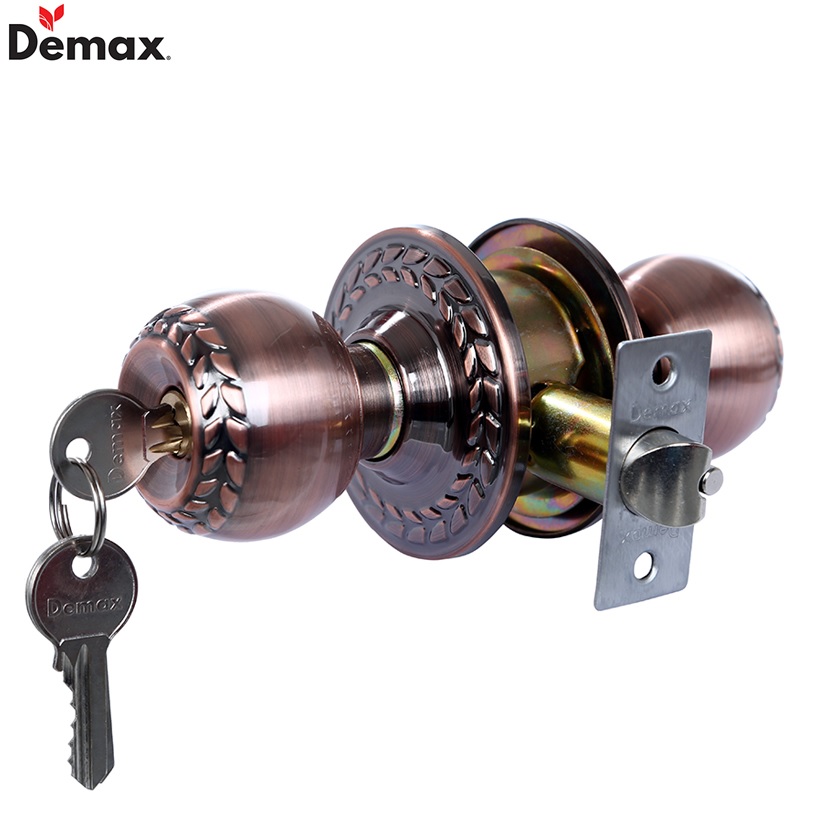 Khóa cửa tay nắm tròn Demax LK801 AC - Hàng chính hãng