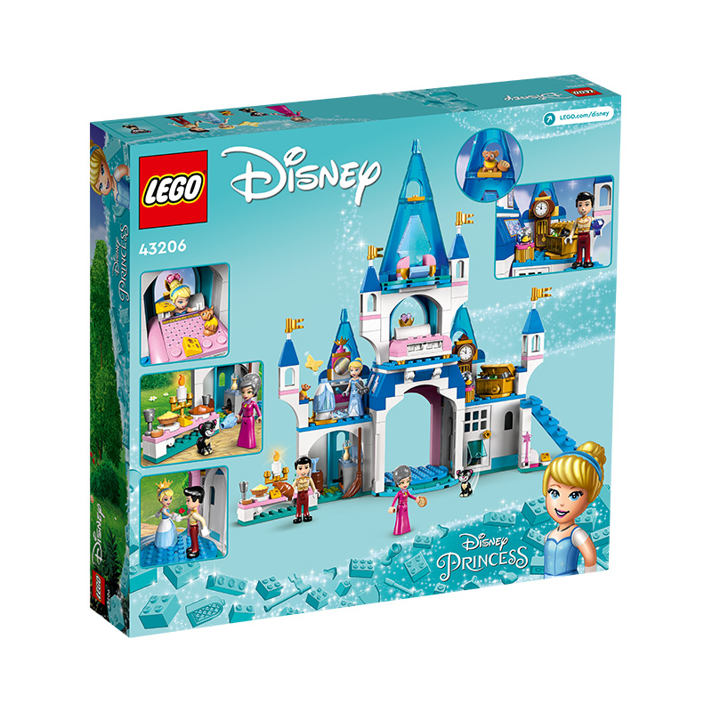 Đồ Chơi LEGO Lâu Đài Công Chúa Lọ Lem Và Hoàng Tử 43206