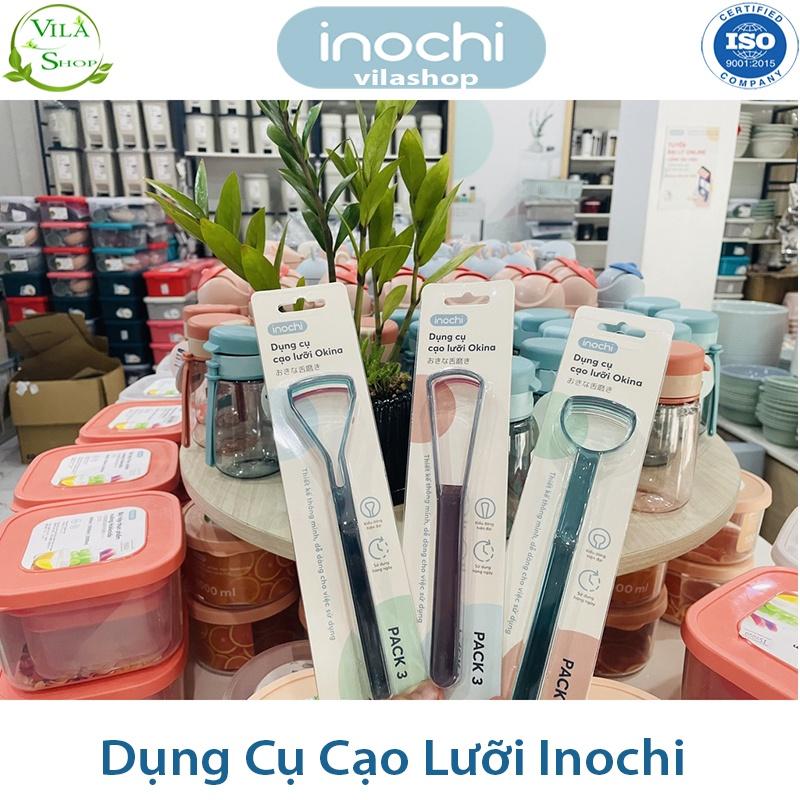 Dụng Cụ Nạo Lưỡi, Cạo Lưỡi, Vệ Sinh Lưỡi Người Lớn Nhựa Cao Cấp Inochi - Nhựa PETG, Hạt Màu An Toàn Tuyệt Đối