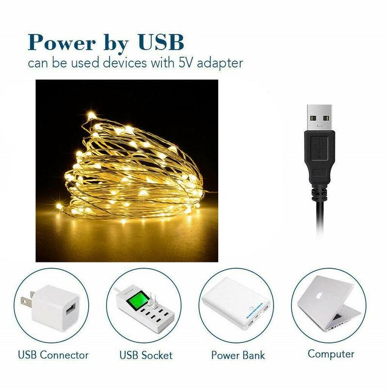 Dây Đèn Led 2m / 5m / 10m Chống Nước Dùng Trang Trí Đa Năng Độc Đáo