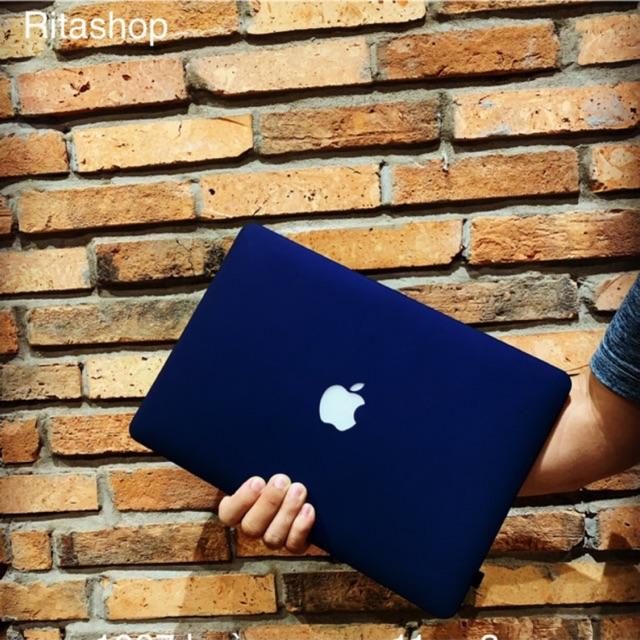 Combo Case Ốp Dành Cho Macbook + Lót Phím Ombre Xanh Navy