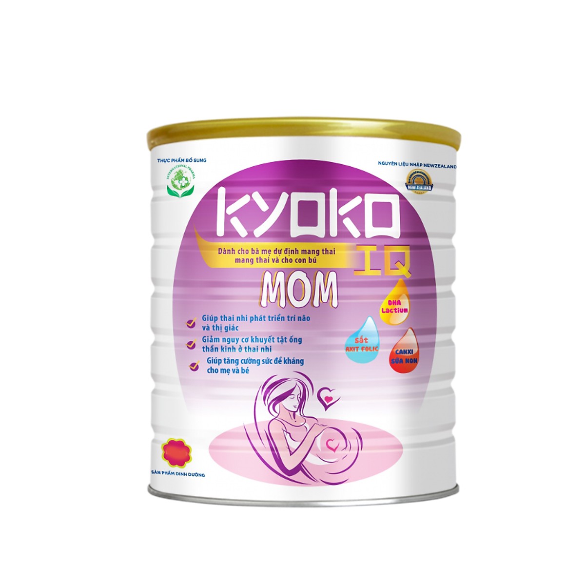 2 Hộp Sữa dinh dưỡng KYOKO IQ MOM 900G