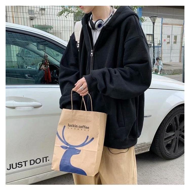 Áo Khoác Nỉ Trơn Basic Áo Hoodie Có Mũ 2 Lớp Dày Dặn Nam Nữ DTH03