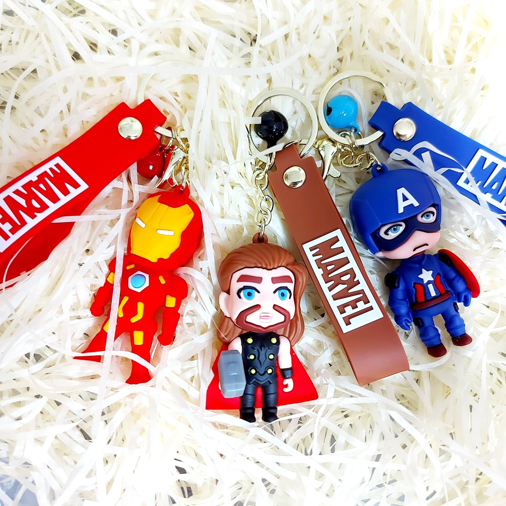 [HCM] Móc Khóa Siêu Anh Hùng Marvel Siêu Đẹp / Móc Khóa Móc khóa biệt đội Avengers Cao Cấp - Hàng Đẹp