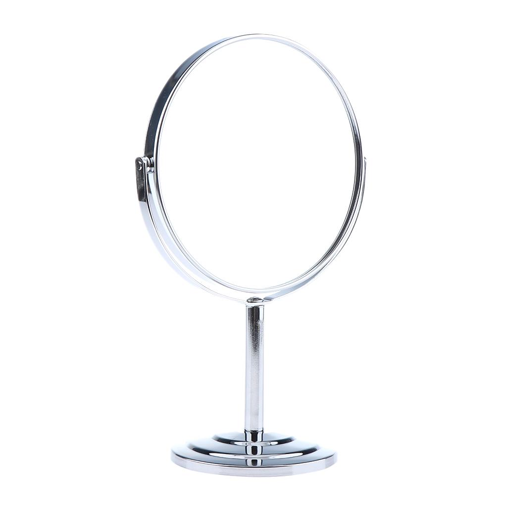 Gương Trang điểm Tròn 6in Vanity Xoay Gương Trang điểm 2 Mặt 2x Phóng To