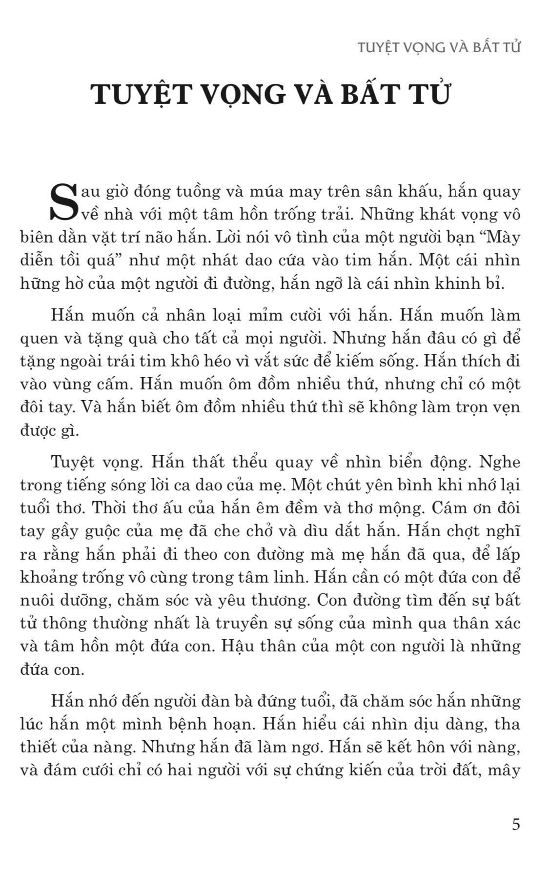 Sách - Tuyệt Vọng Và Bất Tử (TBLT 16)