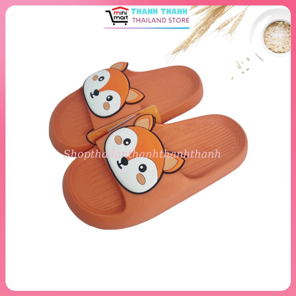 Dép Nhựa Đúc Cho Bé MONOBO AD01DEER Siêu Nhẹ Hình Thú Đáng Yêu - Thanh Thanh Store - Cam