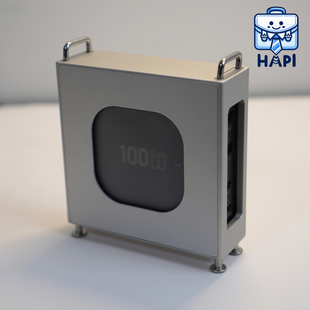 Trạm sạc hàng chính hãng WiWU Warrior 100W Wi-G013: Thiết kế Mag Pro, nhiều cổng sạc 2C2A, sạc nhanh đa thiết bị