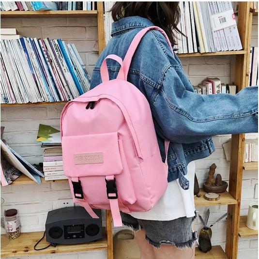 Balo ulzzang balo đi học thời trang màu vàng