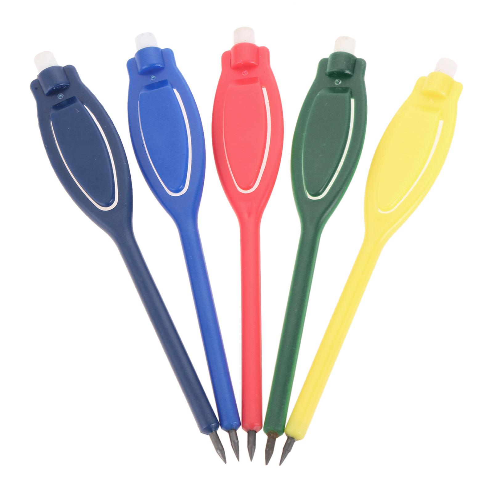 10PCS Nhựa Golf Golf Pen bút chì clip điểm ghi điểm ghi điểm ghi điểm ghi điểm golf với công cụ phụ kiện golfer eraser Color: Green