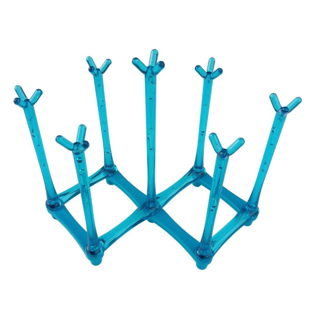 Kitchen Drain Cup Holder Bottle Drying Drainer Rack Plastic Bottle Drainer Stand