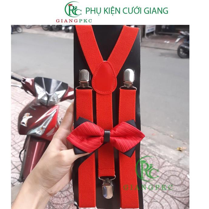 Dây đai chữ Y nam bản 2.5 cm đủ màu kèm nơ nhọn cao cấp Giangpkc mẫu mới tháng 2021 TP HCM