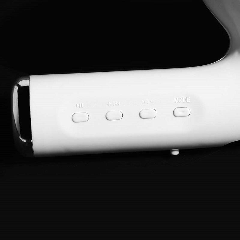 Chế độ tai nghe khổng lồ di động loa bluetooth loa không dây loa âm thanh âm nhạc âm thanh âm nhạc phát thanh phát thanh phát thanh phát thanh soundbar Color: White