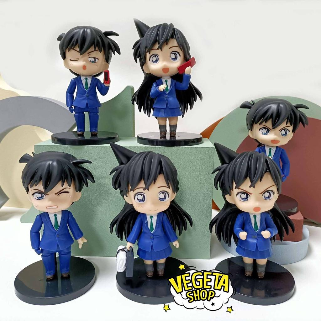 Mô hình Conan - Cặp đôi Shinichi Kudo & Ran Mori - Cao 10~12cm - ShinichiKudo & Ranmori - Nét đẹp rẻ dễ thương