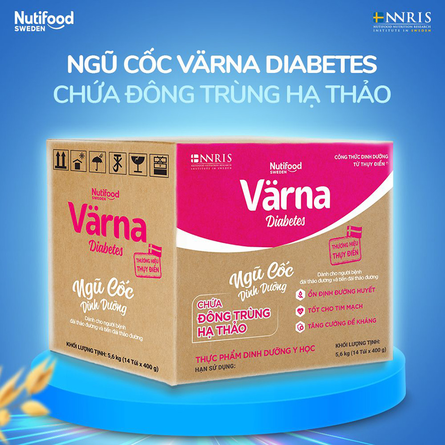 Túi ngũ cốc dinh dưỡng Värna Diabetes - Ổn định đường huyết - Varna 400g