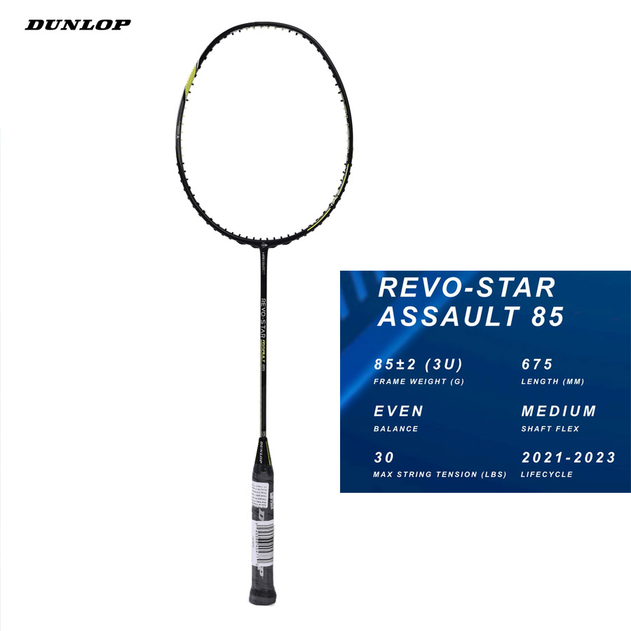 Vợt cầu lông Dunlop Revo Star Assault 85 - Vợt cân bằng