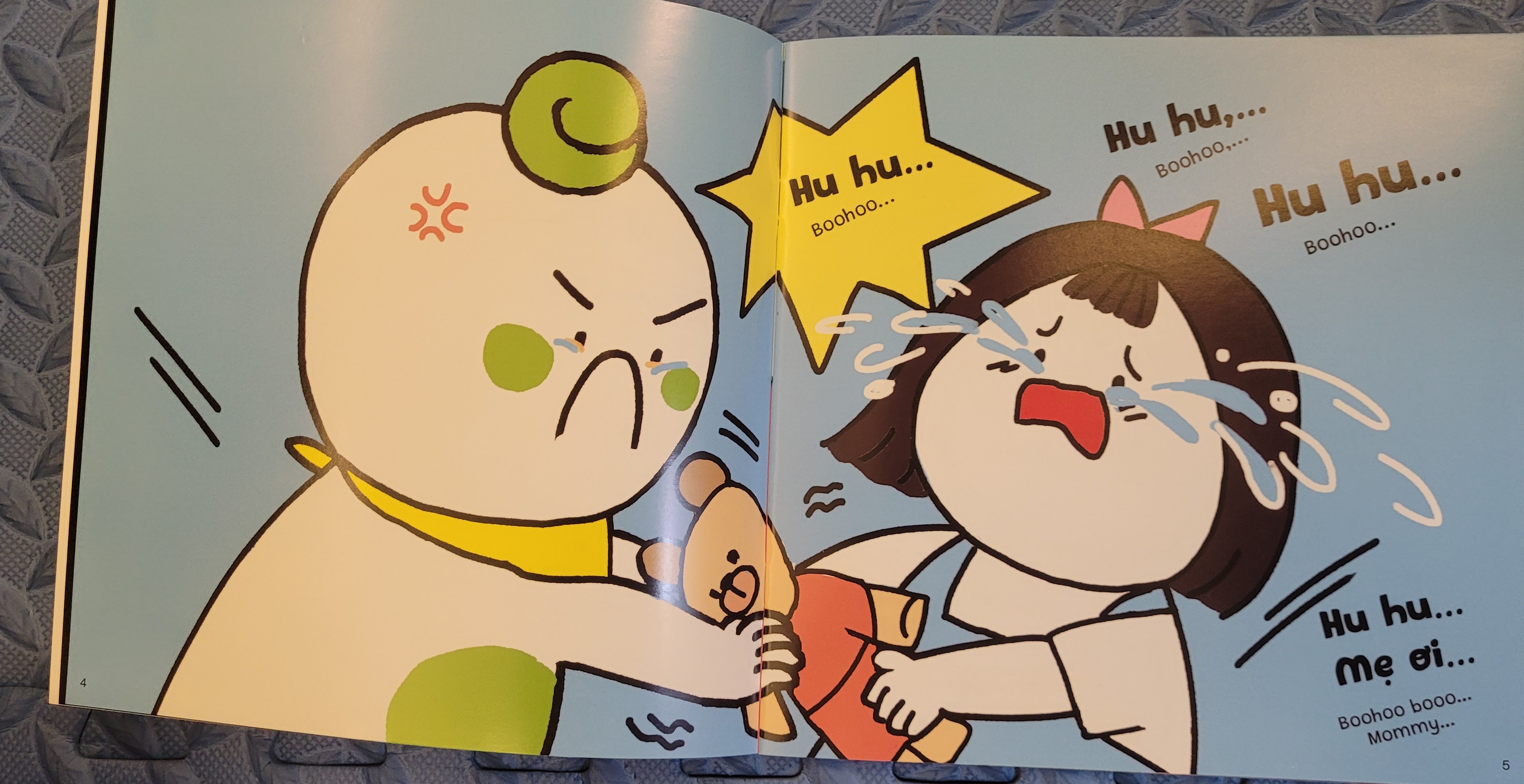 Sách Ehon Song ngữ Anh - Việt: Kĩ Năng Sống - Miu Bé Nhỏ - Phần 3 - Lẻ Tùy Chọn (1-6 tuổi) - ảnh 4