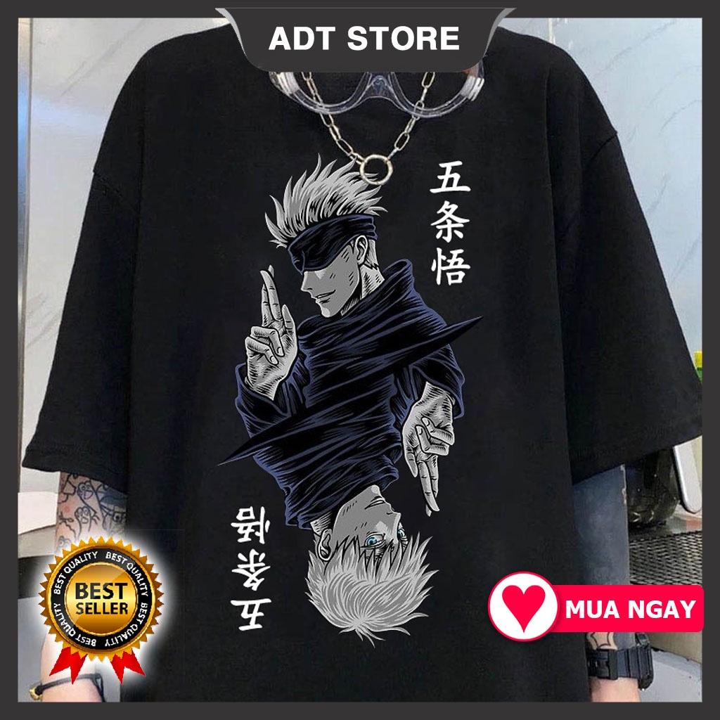 BST Áo Thun Tay Lửng In Hình Ryomen Sukuna - Satoru Gojo anime Jujutsu Kaisen Nam Nữ Đủ Size giá rẻ