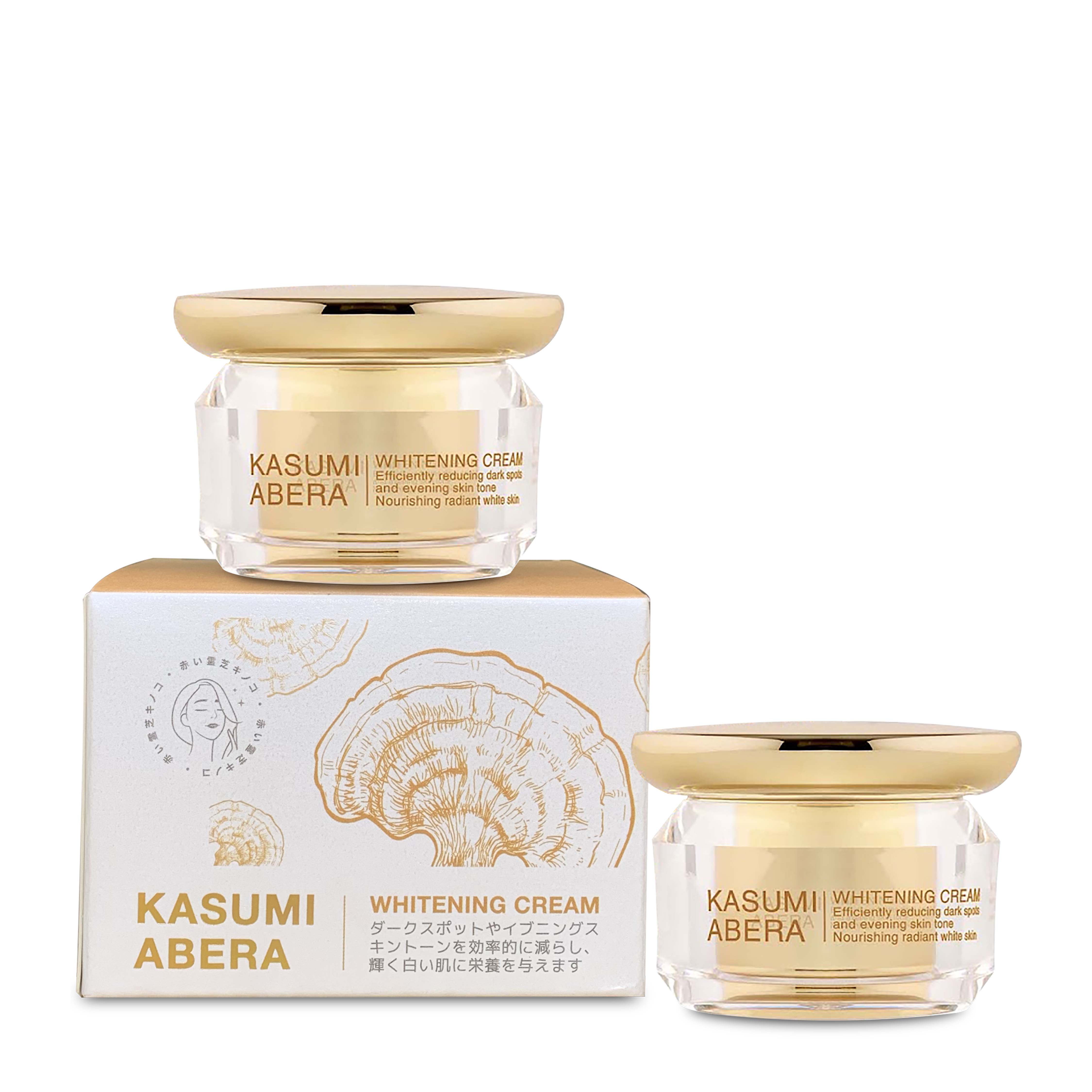 Combo 2 Kem nám da Kasumi Abera 20g làm mờ nhanh vết nám da, tàn nhang, đồi mồi & dưỡng da trắng sáng
