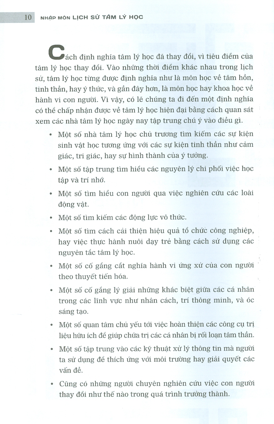 (Bìa cứng) NHẬP MÔN LỊCH SỬ TÂM LÝ HỌC - B.R.Hergenhahn - Lưu Văn Hy dịch -Văn Lang - NXB Hồng Đức