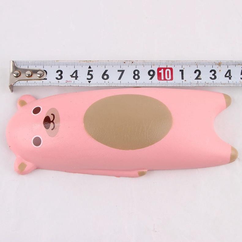 Squishy Lớn JUMBO Hình thú mệt nằm bẹp dí gấu hồng Đồ Chơi Xốp Giảm Stress Hình mềm mịn dễ Thương đàn hồi Cho Bé