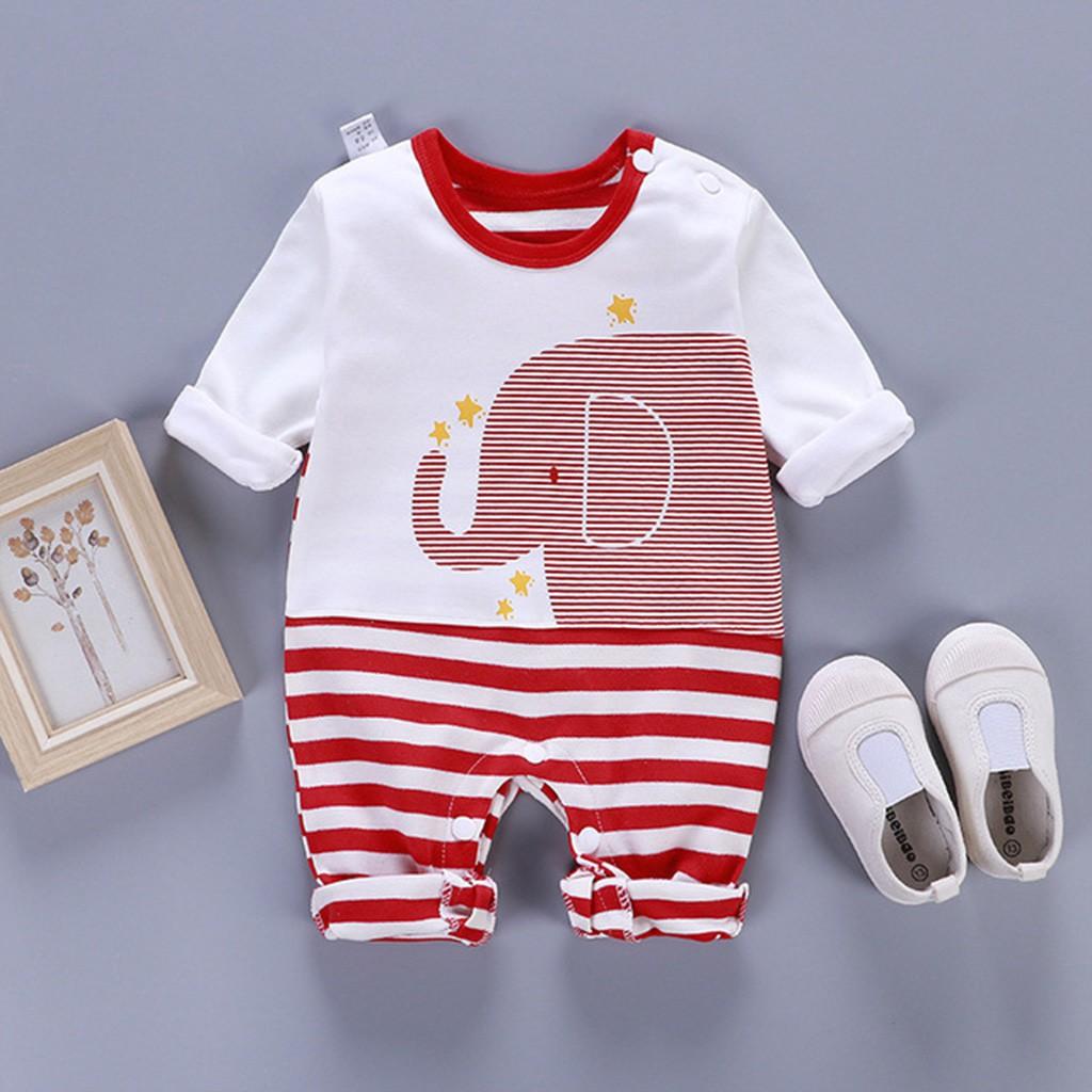 Bodysuit cho bé body liền thân dài tay cho bé trai gái sơ sinh Mẫu Mới hàng QC đẹp in hình cực yêu từ 3-12kg – BD15