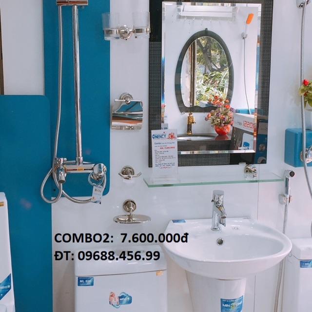 combo Trọn Bộ Phòng Tắm KM chỉ còn 7.600.000₫