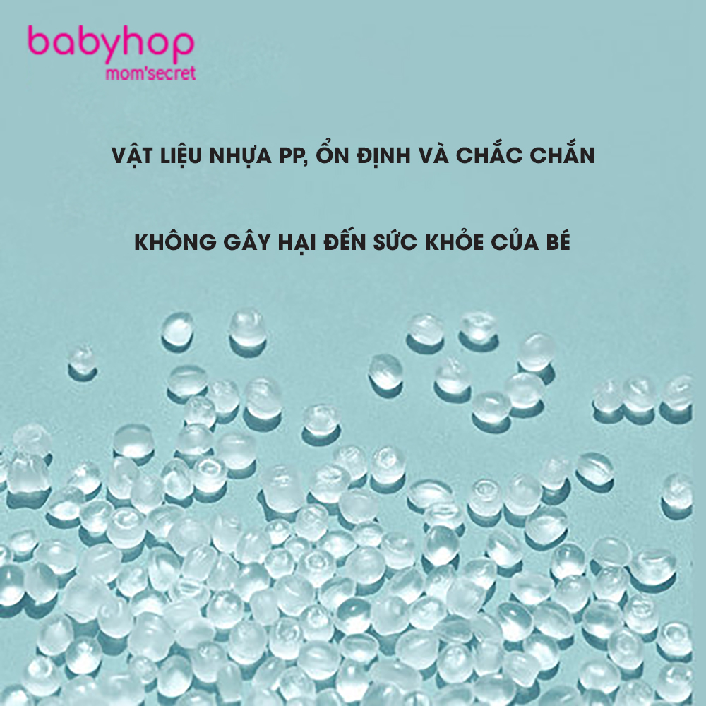 Ghế kê chân 2 bậc đa năng H2 thương hiệu babyhop dành cho bé từ 1,5 tuổi thiết kế đế chống trượt chịu lực 70kg