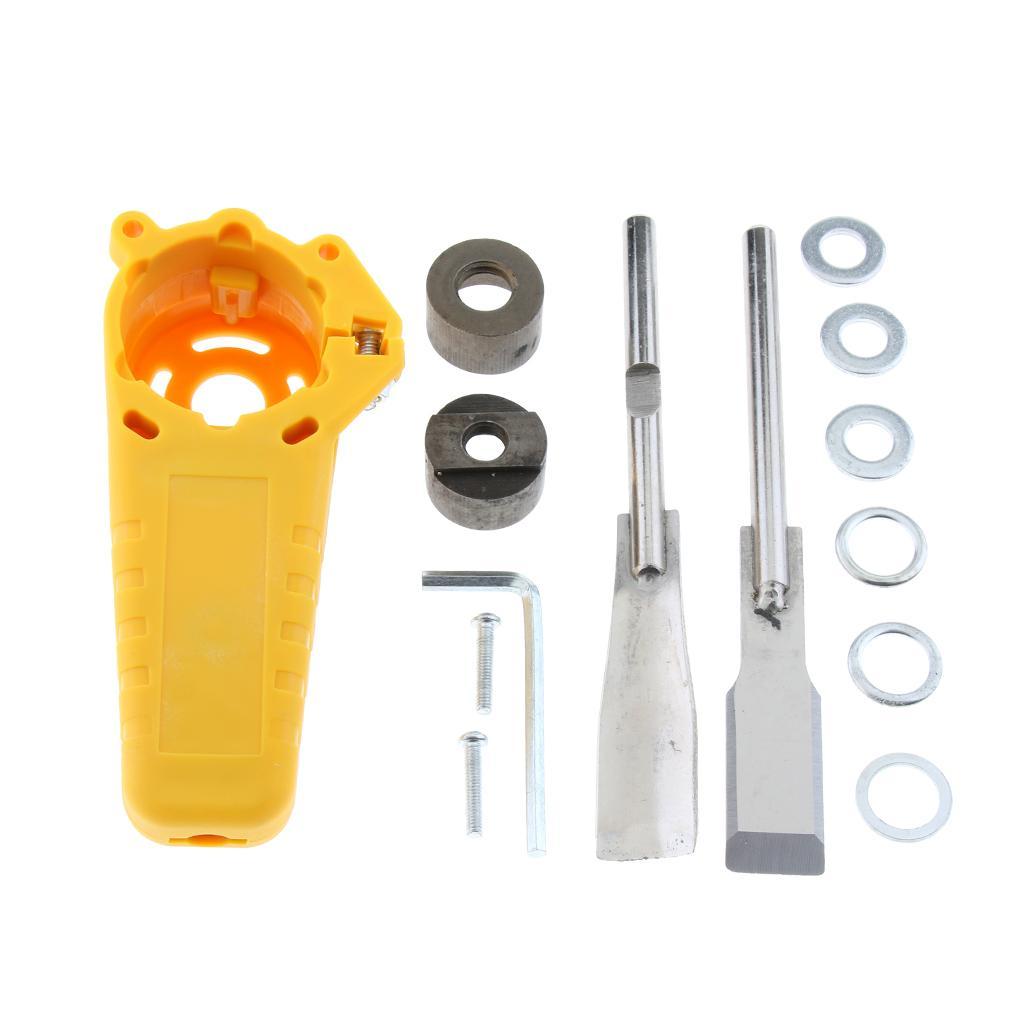Woodworking Power Chisel Attachment Set With 2PCS Chisels For Angle Grinder