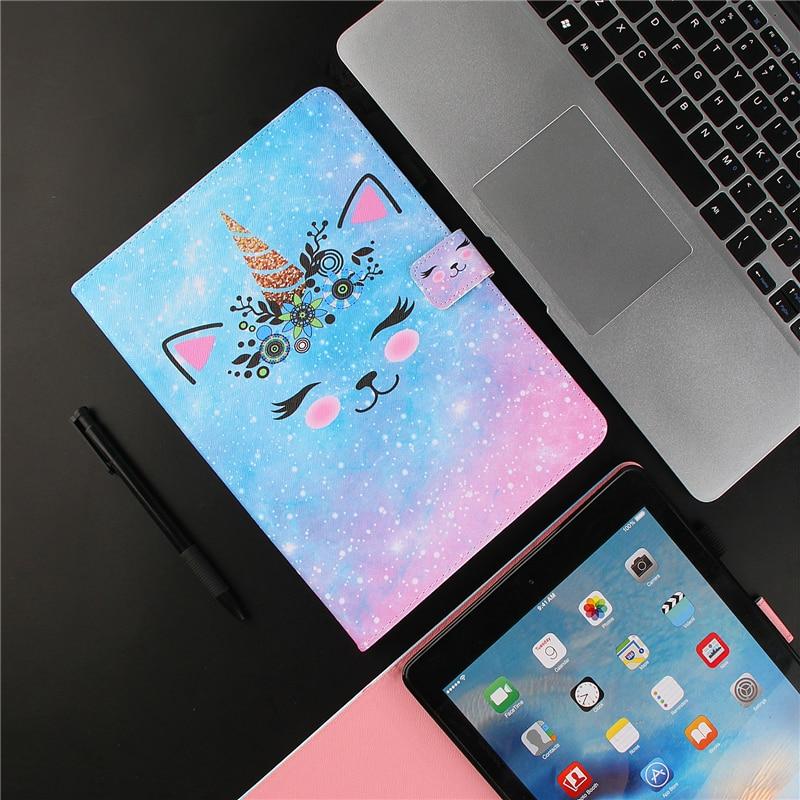 Bao Da Họa Tiết Hoạt Hình 7 Inch Cho Huawei Samsung Xiaomi Lenovo Asus Pad 6.5 6.8 7.0 7.5 Inch