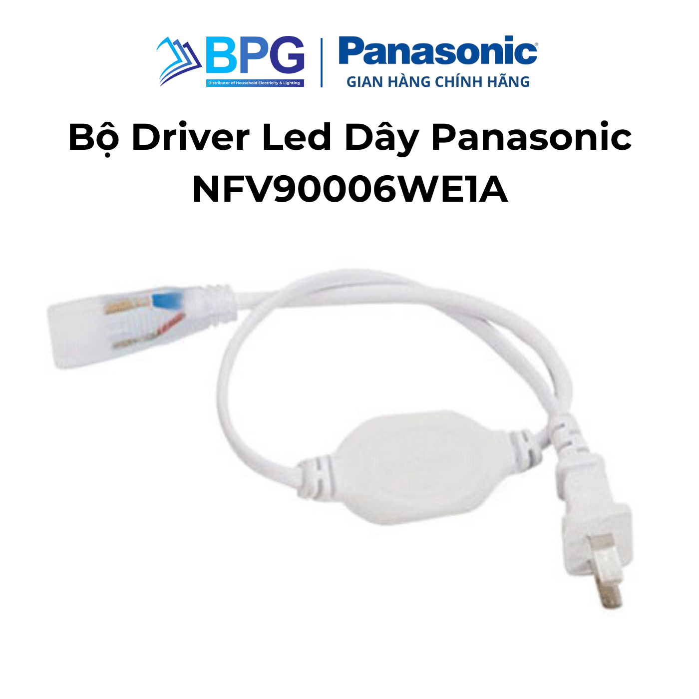 Bộ Driver - nguồn Led Dây PANASONIC NFV90006WE1A, Công suất 400W max, IP20, 220-240V