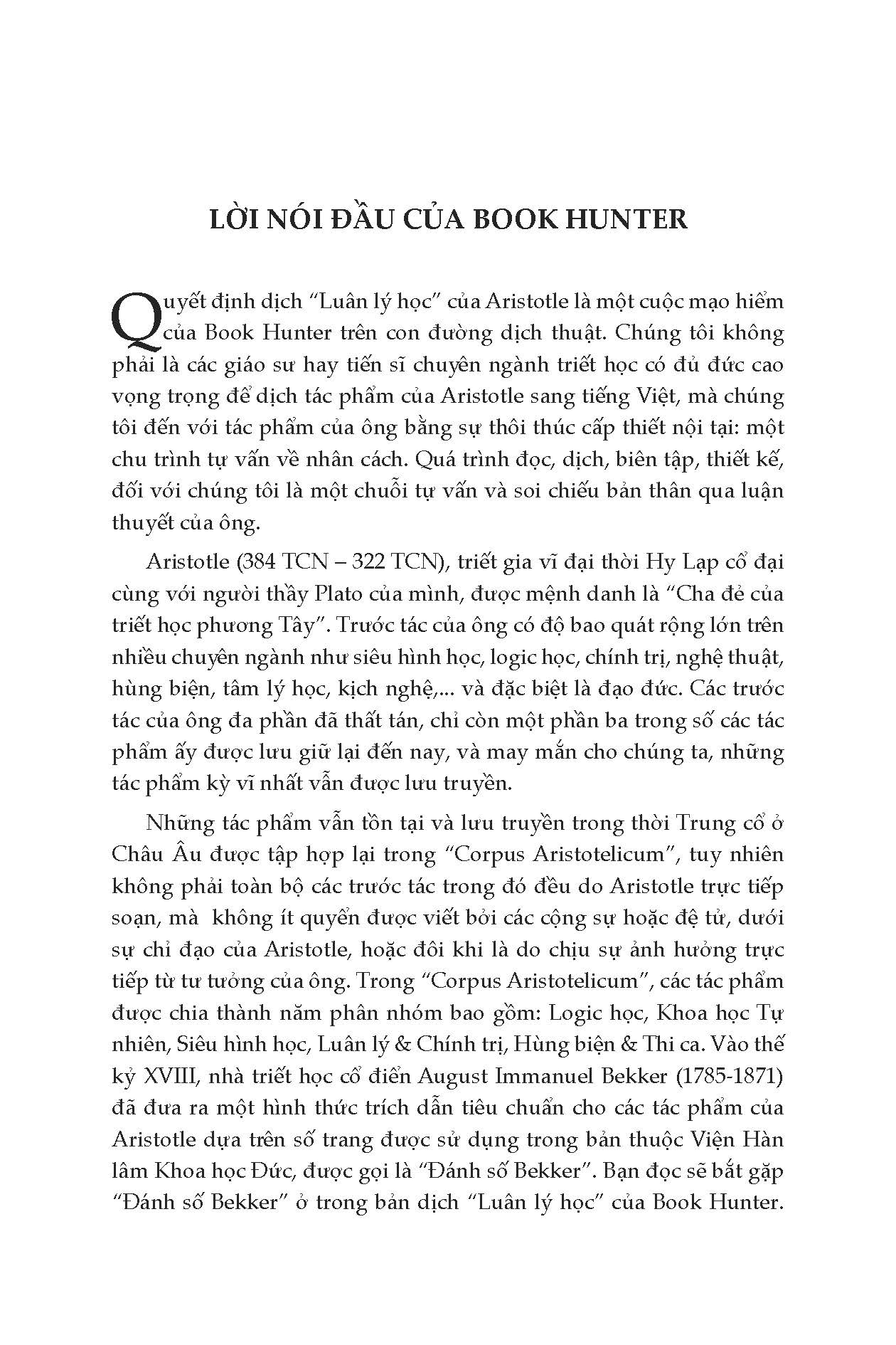 Sách - Luân Lý Học - Aristotle - Book Hunter