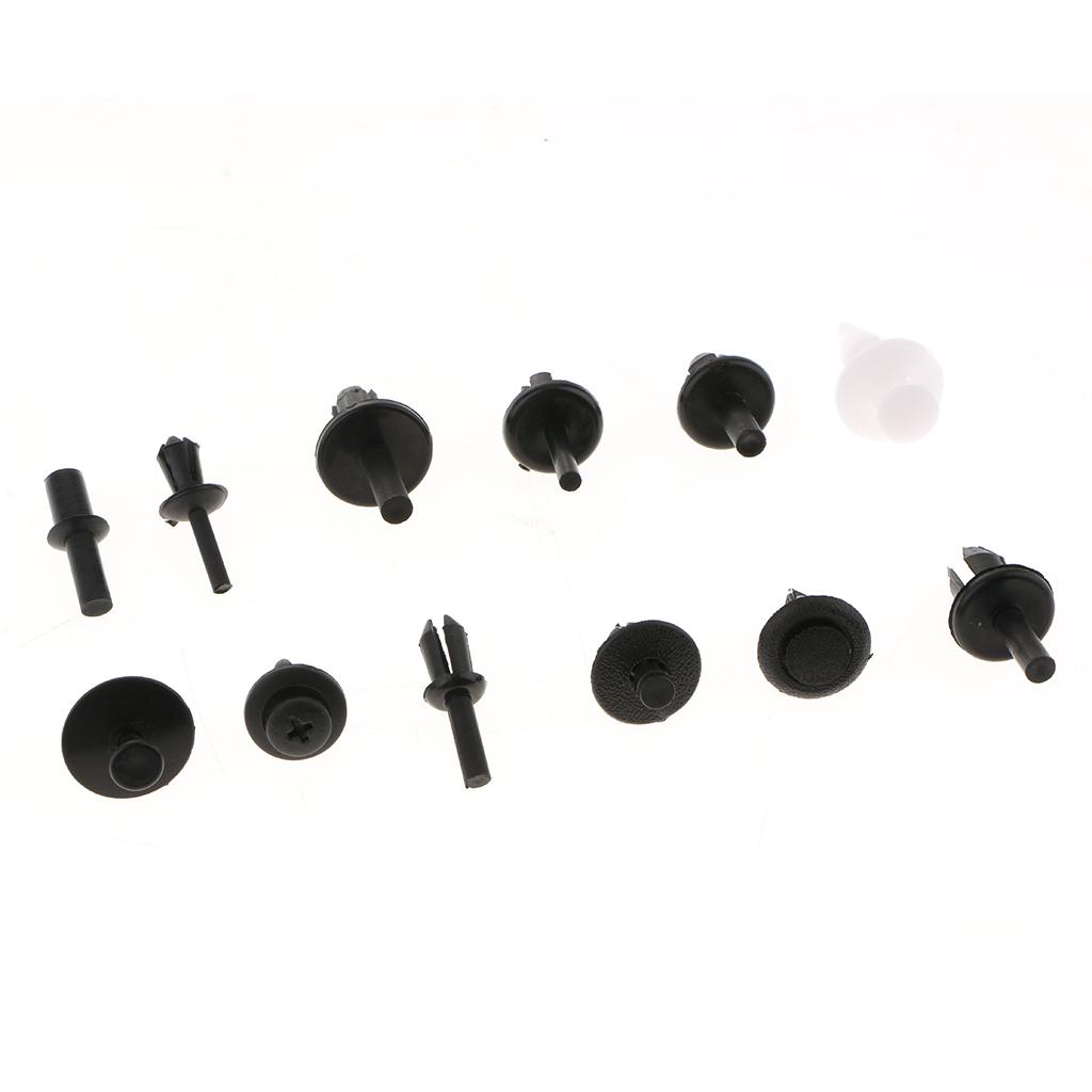 350x Universal Auto Fastener Bumper Retainer Clip Body Push Rivet Retainer