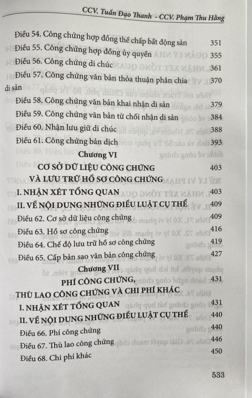 Bình Luận Luật Công Chứng Năm 2014